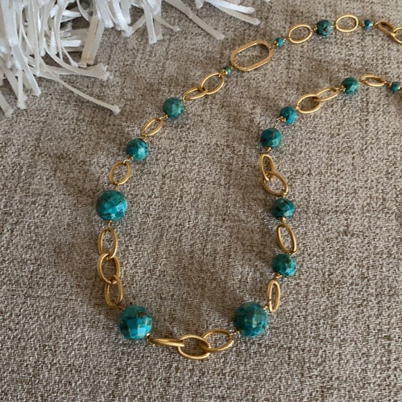 🪞long link gemstone necklace - Picture 15 of 15